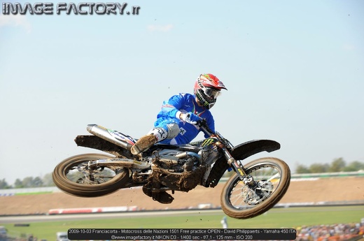 2009-10-03 Franciacorta - Motocross delle Nazioni 1501 Free practice OPEN - David Philippaerts - Yamaha 450 ITA